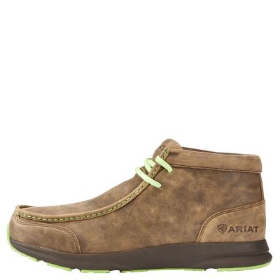 Ariat Spitfire - Western Laarzen Bruin / LichtGroen Heren - 12294-938